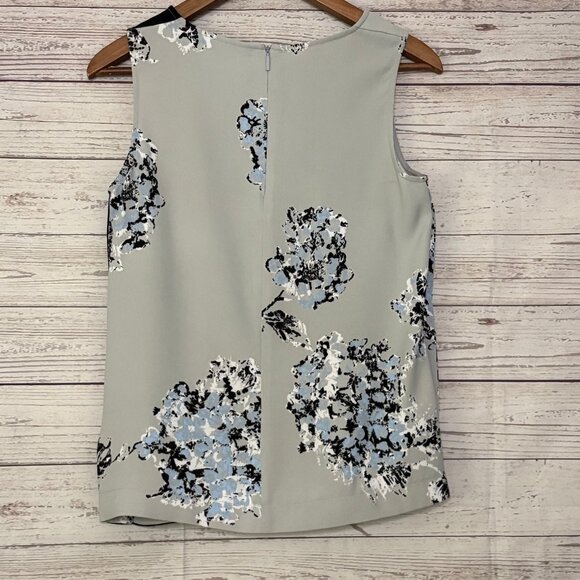 Armani Exchange Grey Floral Top Medium - Picture 7 of 8